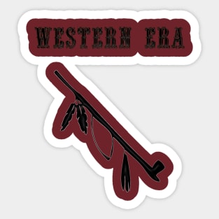 Western Era - Ceremonial peace Pipe Sticker